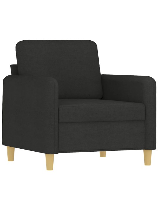 Křeslo černé 60 cm textil