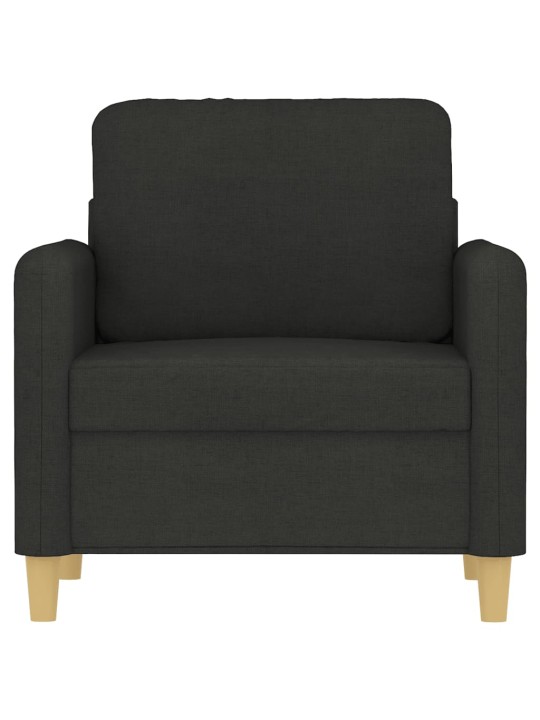 Křeslo černé 60 cm textil