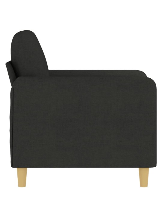 Křeslo černé 60 cm textil