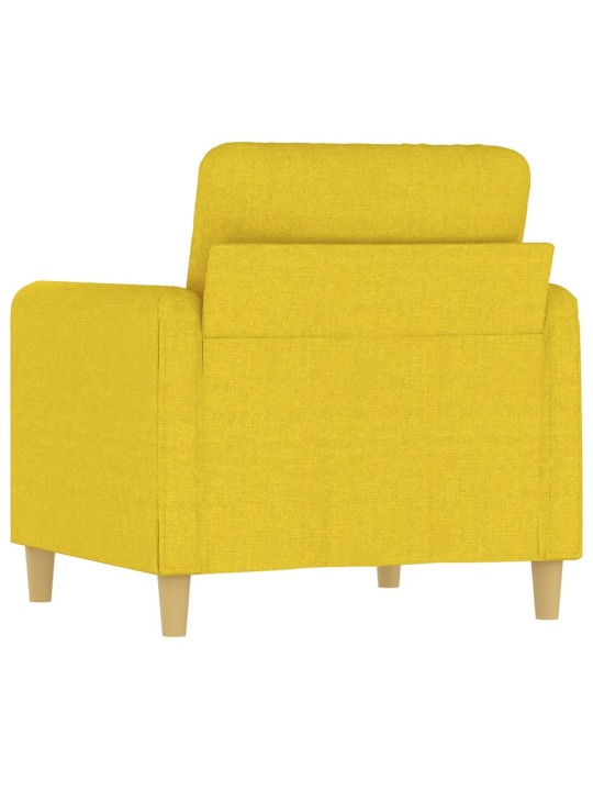 Křeslo světle žluté 60 cm textil