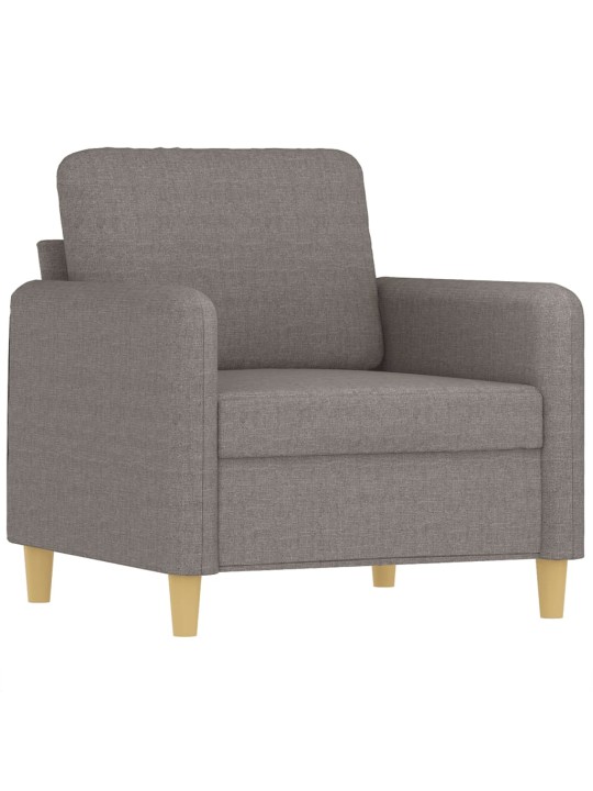 Křeslo taupe 60 cm textil