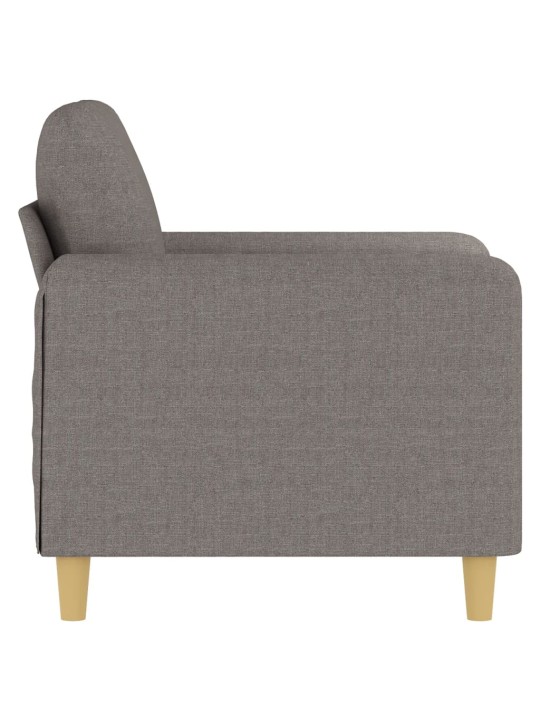 Křeslo taupe 60 cm textil
