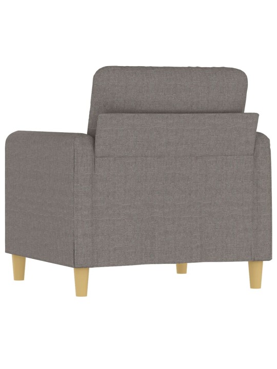 Křeslo taupe 60 cm textil