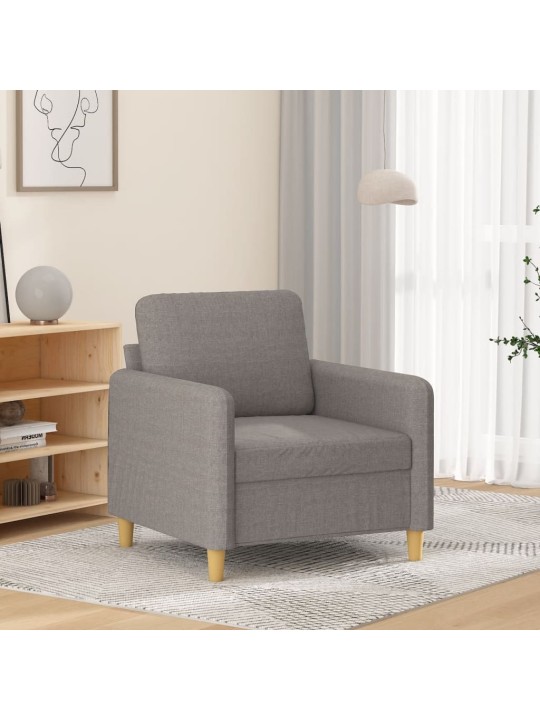 Křeslo taupe 60 cm textil