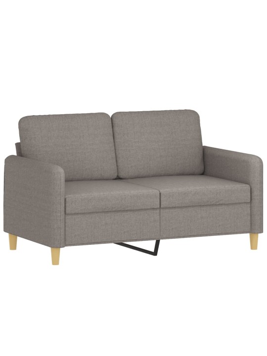 2místná pohovka taupe 120 cm textil
