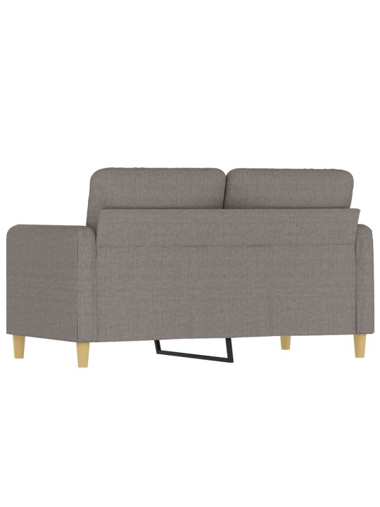 2místná pohovka taupe 120 cm textil