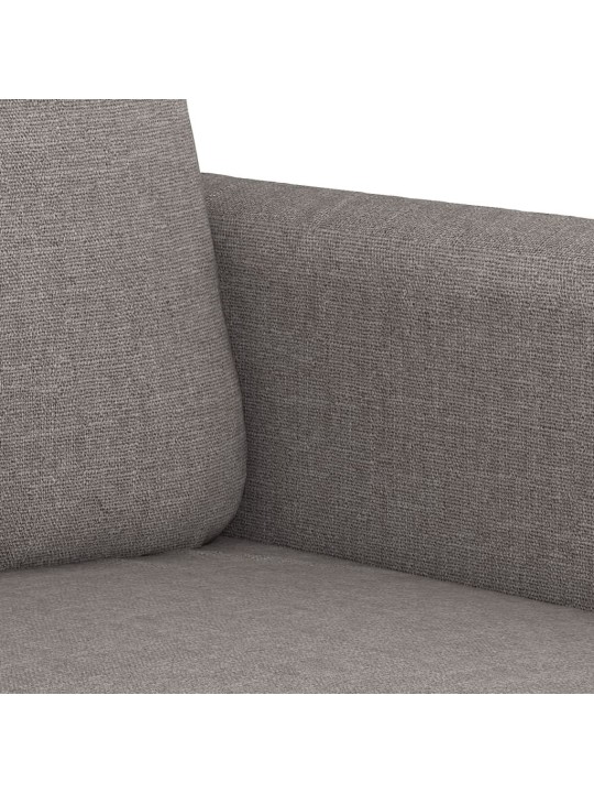 2místná pohovka taupe 120 cm textil