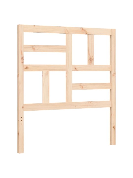 Rám postele s čelem 90 x 200 cm masivní dřevo