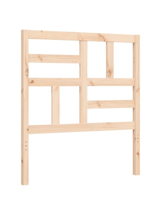 Rám postele s čelem 100 x 200 cm masivní dřevo