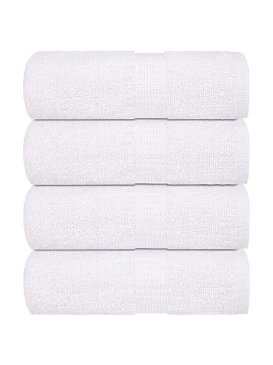 Žínky 4 ks bílé 15x21 cm 360 g/m² 100% bavlna