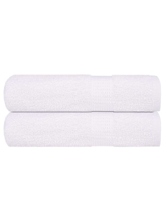 Ručníky na ruce 2 ks bílé 50x100 cm 360 g/m² 100% bavlna