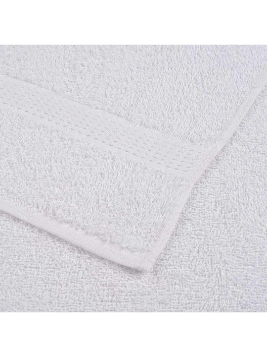 Sprchové ručníky 4 ks bílé 70x140 cm 360 g/m² 100% bavlna