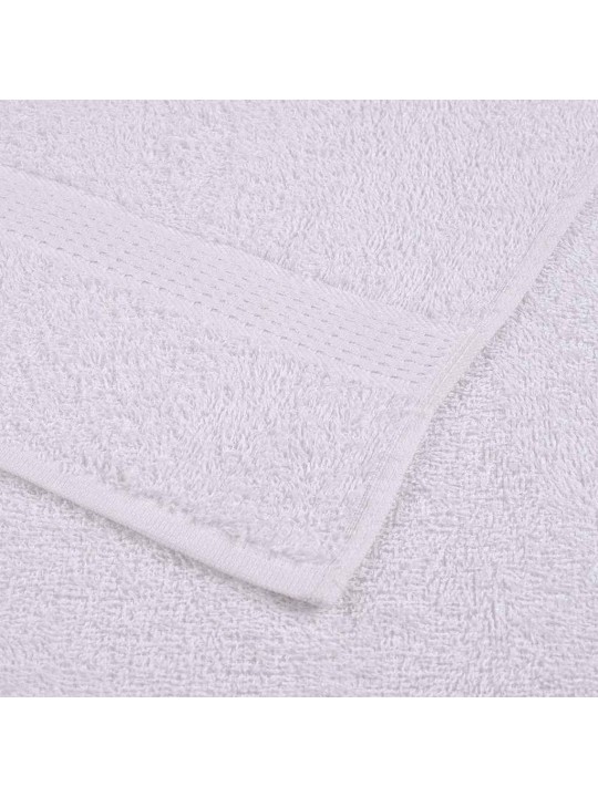 Koupelových osušek 25 ks bílé 100x150 cm 360 g/m² 100% bavlna