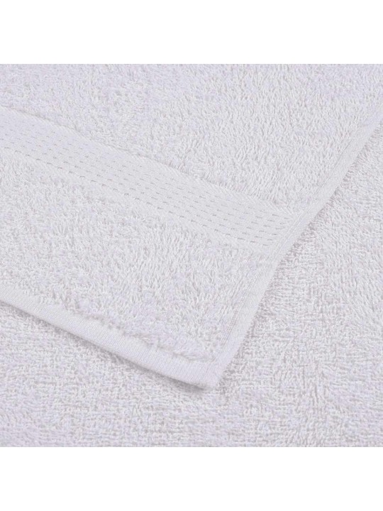 Ručníky do sauny 25 ks bílé 80x200 cm 360 g/m² 100% bavlna