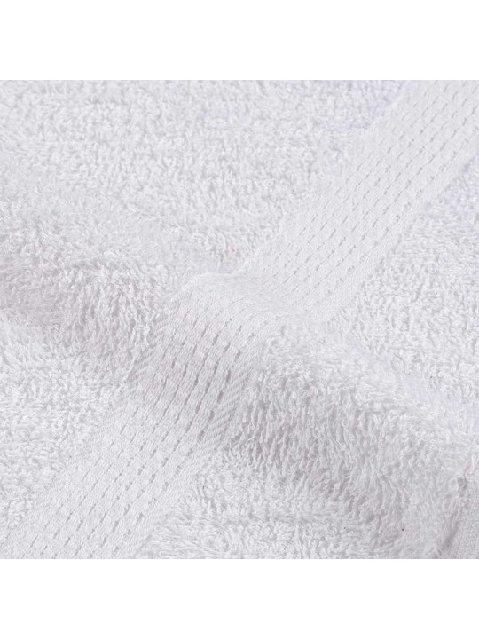 Ručníky 2 ks bílé 100x200 cm 360 g/m² 100% bavlna