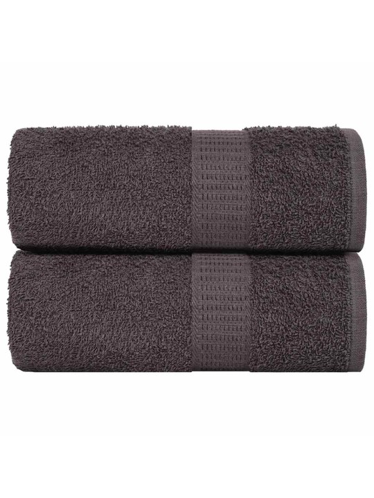 Žínky 2 ks antracitová 15x21 cm 360 g/m² 100% bavlna