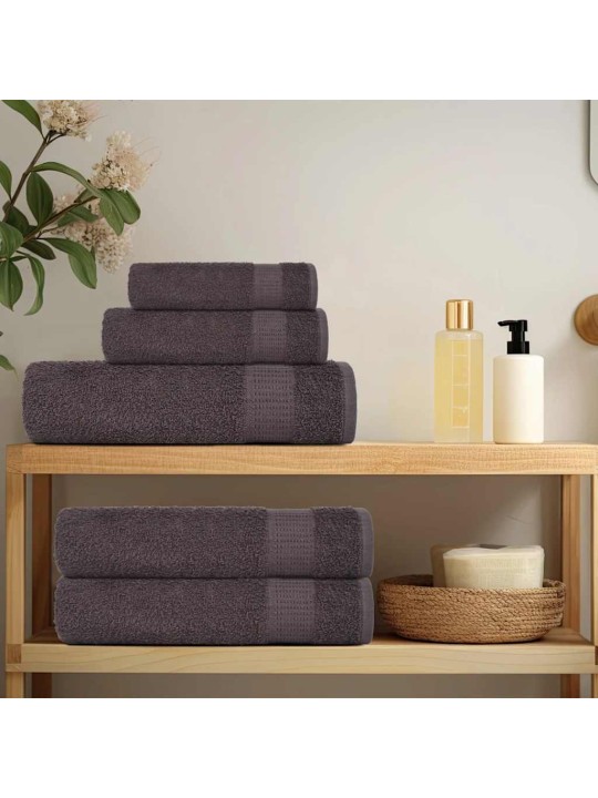 Ručníky na ruce 2ks antracitová 30x30cm 360 g/m² 100% bavlna