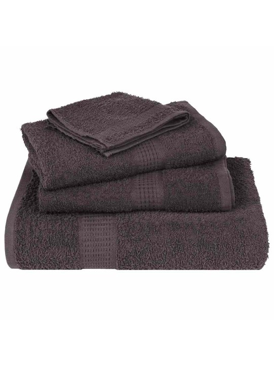 Ručníky na ruce 2ks antracitová 30x30cm 360 g/m² 100% bavlna