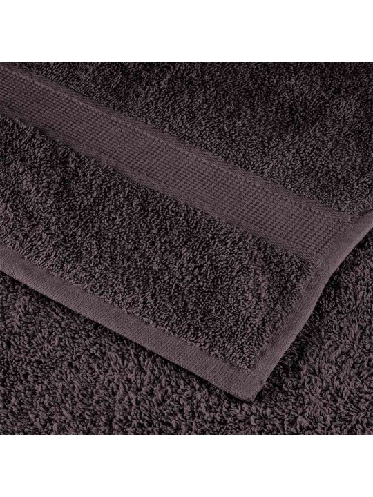 Ručníky do sauny 2 ks antracitová 80x200cm 360 g/m² 100% bavlna