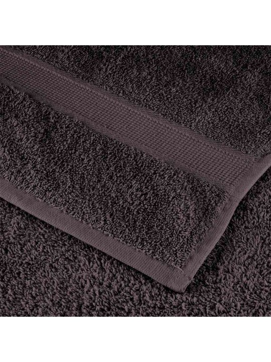 Ručníky do sauny 4 ks antracitová 80x200cm 360 g/m² 100% bavlna