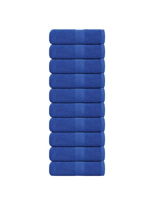 Ručníky na ruce 10 ks modrá 30x30cm 360 g/m² 100% bavlna