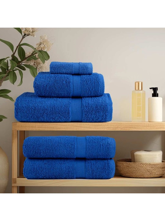 Ručníky na ruce 10 ks modrá 30x30cm 360 g/m² 100% bavlna