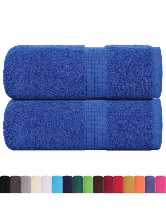 Ručníky pro hosty 2 ks modrá 30x50 cm 360 g/m² 100% bavlna