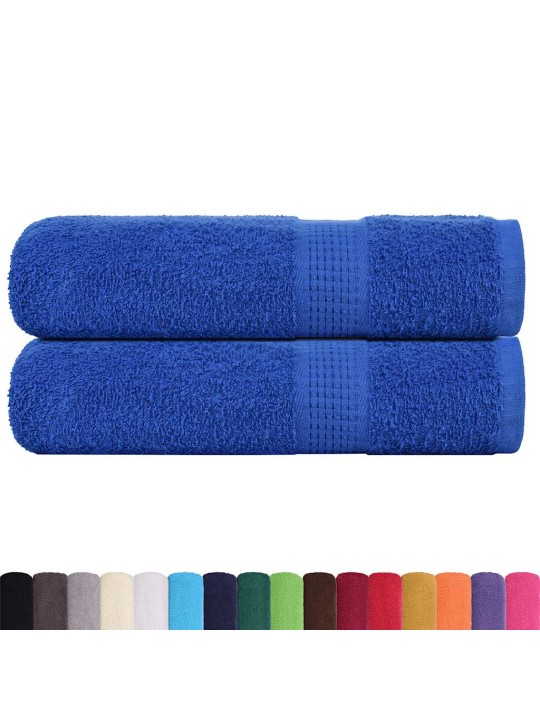 Sprchové ručníky 2 ks modrá 70x140 cm 360 g/m² 100% bavlna