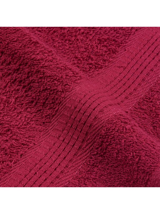 Sprchové ručníky 2 ks bordó 70x140 cm 360 g/m² 100% bavlna