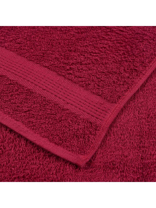 Koupelových osušek 2 ks bordó 100x150 cm 360 g/m² 100% bavlna