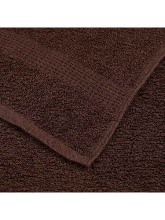 Ručníky na ruce 4 ks hnědé 30x30cm 360 g/m² 100% bavlna