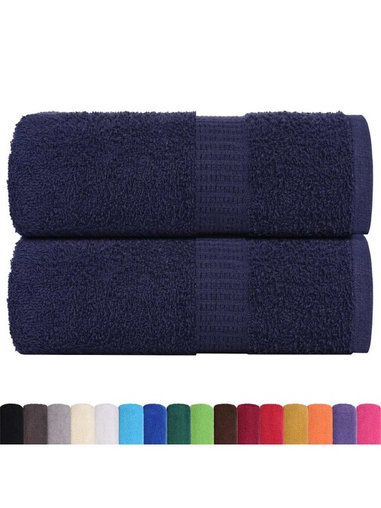 Ručníky na ruce 2ks námořnická modrá 30x30cm 360 g/m²