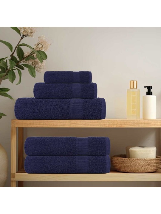 Ručníky na ruce 10 ks námořnická modrá 30x30cm 360 g/m²