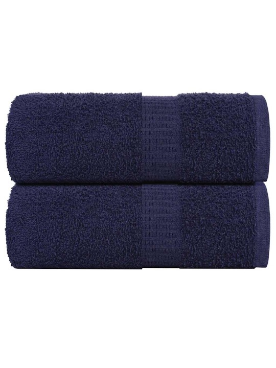 Ručníky pro hosty 2 ks námořnická modrá 30x50 cm 360 g/m²