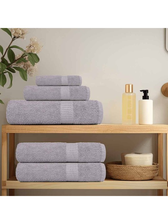 Ručníky na ruce 10 ks šedé 30x30 cm 360 g/m² 100% bavlna