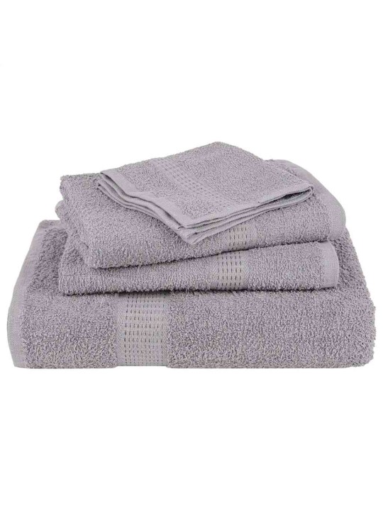Ručníky na ruce 10 ks šedé 30x30 cm 360 g/m² 100% bavlna