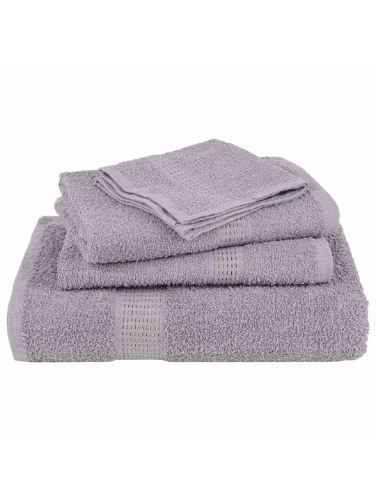 Ručníky na ruce 4 ks šedé 50x100 cm 360 g/m² 100% bavlna