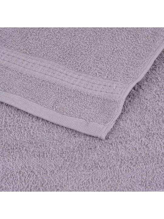 Sprchové ručníky 4 ks šedé 70x140 cm 360 g/m² 100% bavlna