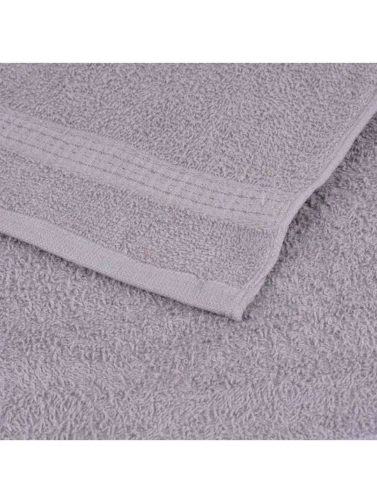 Koupelových osušek 4 ks šedé 100x150 cm 360 g/m² 100% bavlna