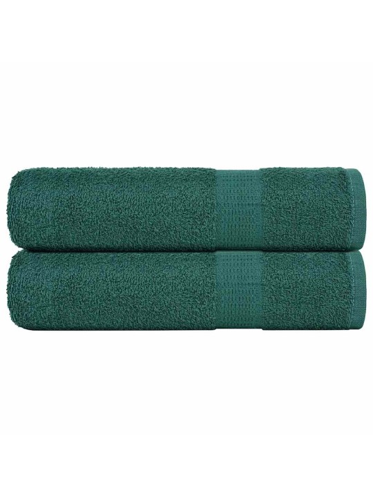 Koupelových osušek 2 ks zelená 100x150 cm 360 g/m² 100% bavlna