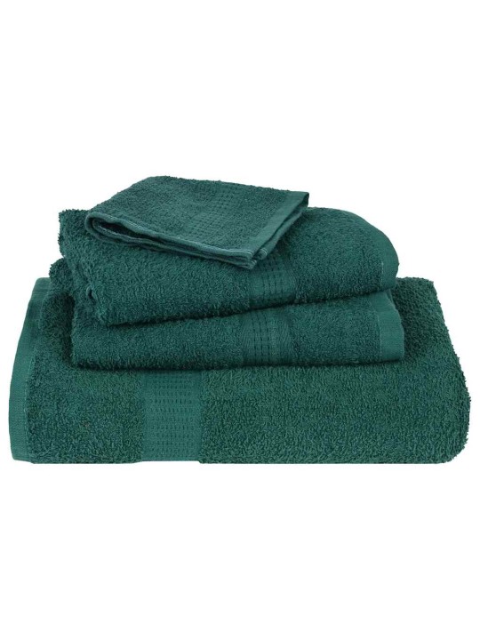 Koupelových osušek 2 ks zelená 100x150 cm 360 g/m² 100% bavlna