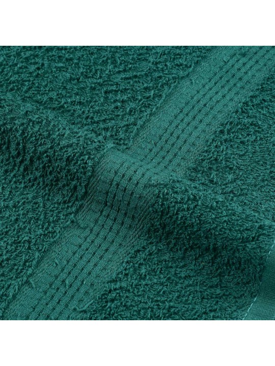 Ručníky 4 ks zelená 100x200 cm 360 g/m² 100% bavlna