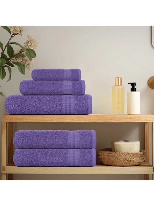Ručníky na ruce 2ks fialová 30x30cm 360 g/m² 100% bavlna
