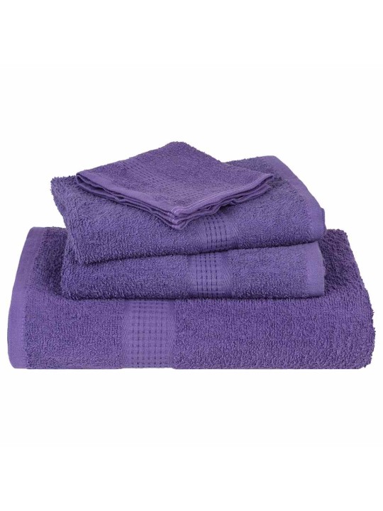 Ručníky na ruce 4 ks fialová 30x30cm 360 g/m² 100% bavlna