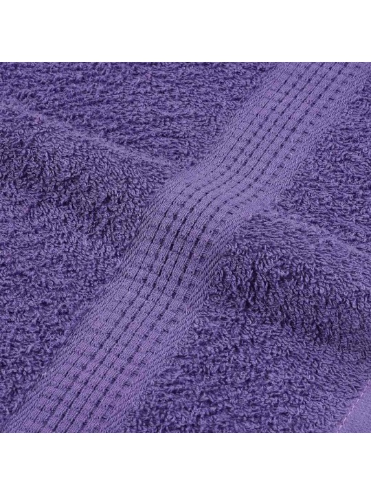 Koupelových osušek 10 ks fialová 100x150 cm 360g/m² 100% bavlna