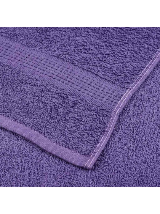 Ručníky do sauny 10 ks fialová 80x200 cm 360 g/m² 100% bavlna