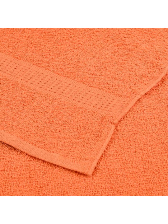 Ručníky pro hosty 4 ks oranžové 30x50 cm 360 g/m² 100% bavlna