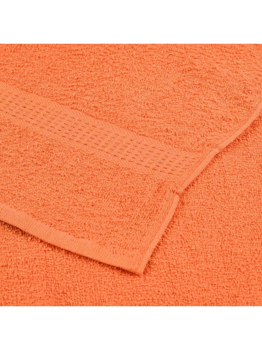 Sprchové ručníky 10 ks oranžové 70x140 cm 360 g/m² 100% bavlna