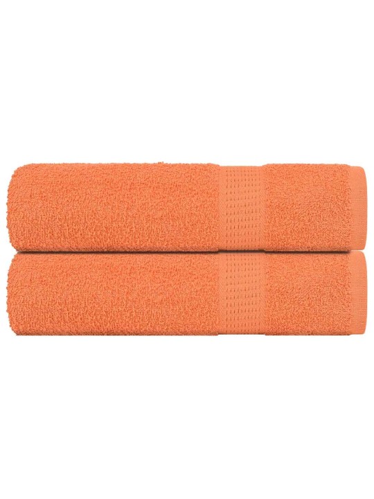 Koupelových osušek 2 ks oranžové 100x150 cm 360 g/m²