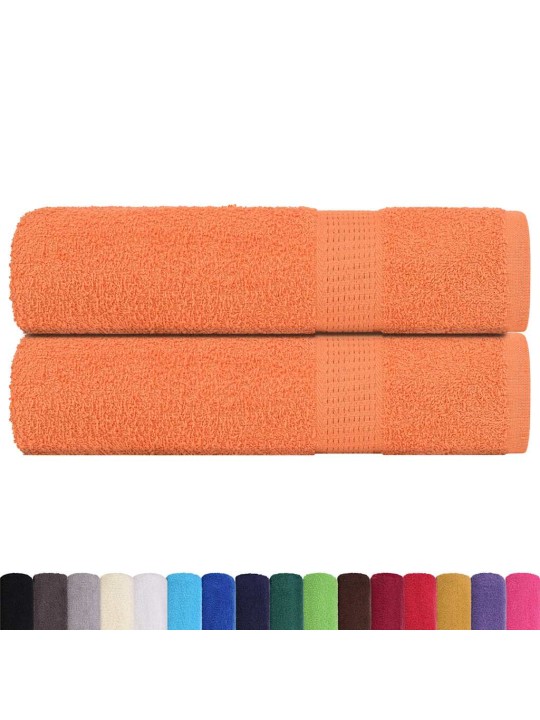Koupelových osušek 2 ks oranžové 100x150 cm 360 g/m²